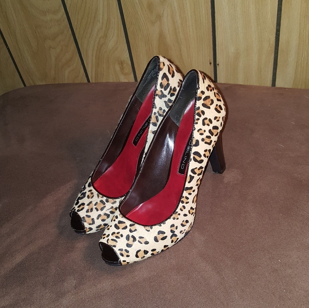 Bandolino Real Animal Fur Heels